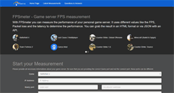 Desktop Screenshot of fpsmeter.org