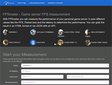 Tablet Screenshot of fpsmeter.org